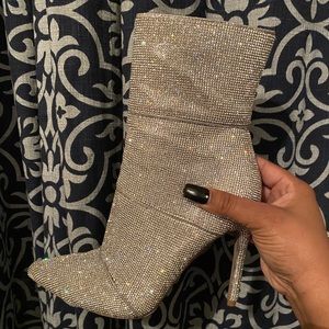 Rhinestone boots